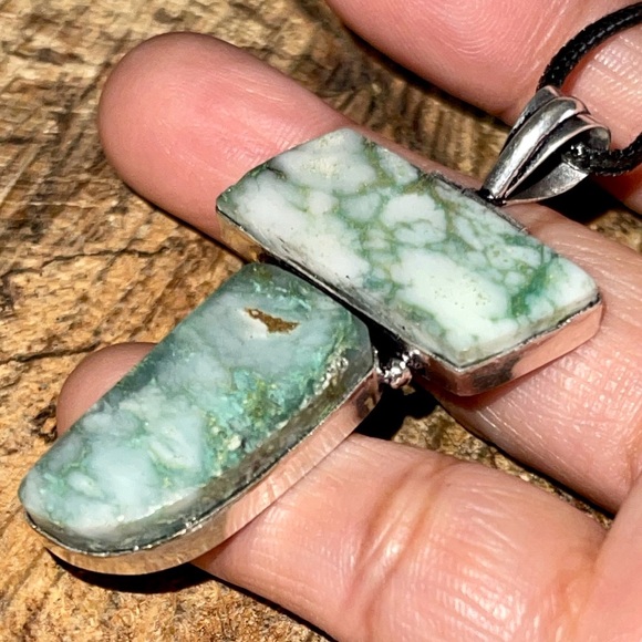 Two- Layer Mariposite Pendant 2 1/4” - Picture 1 of 11